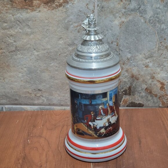 Anheuser Busch Stein 1991 After The Hunt Germany 8870 - Picture 5 of 16